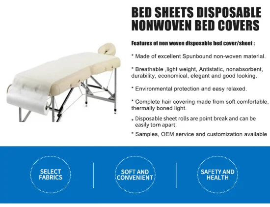 Hotel Disposable SPA CPE PP Bed Cover Medical Non